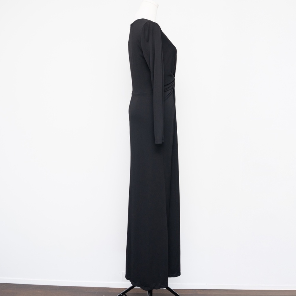 Lauren Ralph Lauren -  Nadira Twist-Front Jersey‎ Stretchy Gown - Picture 3 of 13